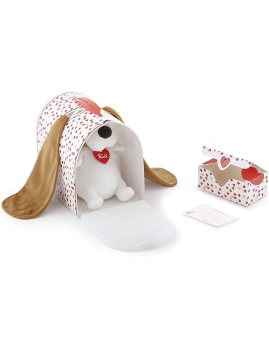Love Box Trudino peluche Cane Bassotto orecchie lunghe TRU51288 Trudi | Futurartshop.com