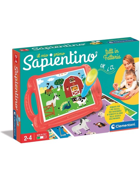 My first Sapientino-all on the farm CLE16378 Clementoni | Futurartshop.com