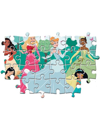 Puzzle Disney tante Principesse - 104 maxi pezzi CLE23767 Clementoni | Futurartshop.com