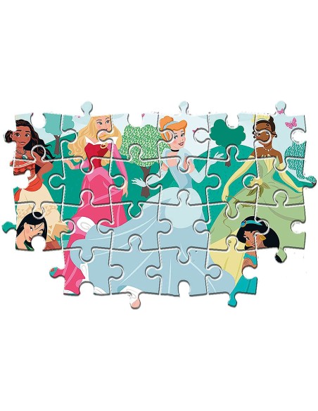 Puzzle Disney tante Principesse - 104 maxi pezzi CLE23767 Clementoni | Futurartshop.com