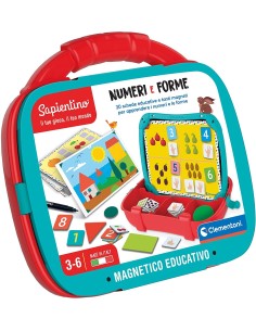 Sapientino - magnetic case numbers and shapes CLE16715 Clementoni | Futurartshop.com