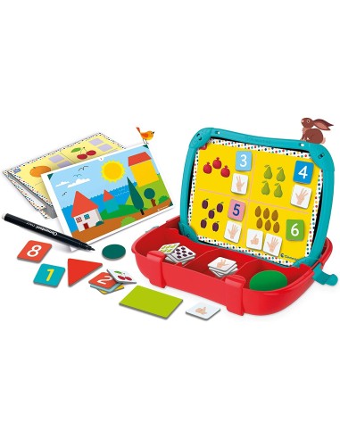 Sapientino - magnetic case numbers and shapes CLE16715 Clementoni | Futurartshop.com