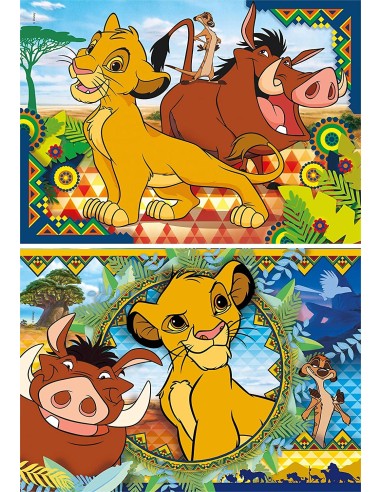 Puzzle Il Re Leone - 2 puzzle x 60 pezzi CLE21604 Clementoni | Futurartshop.com