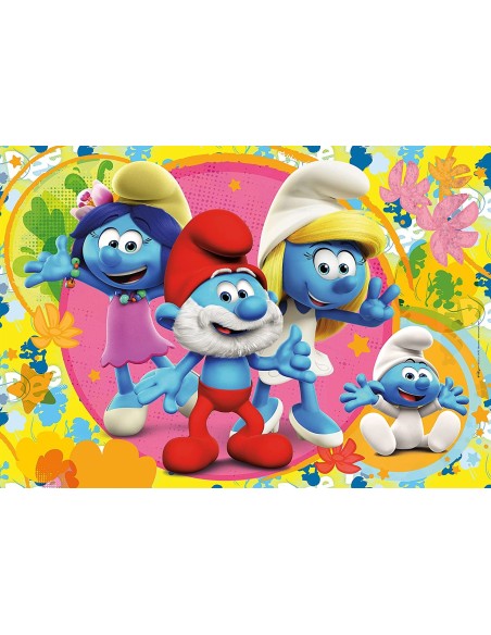 Puzzle The Smurfs-104 pieces CLE25733 Clementoni | Futurartshop.com