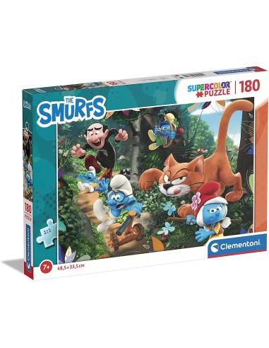 Puzzle I Puffi e Gargamella - 180 pezzi CLE29779 Clementoni | Futurartshop.com