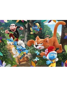Puzzle The Smurfs and Gargamel-180 pieces CLE29779 Clementoni | Futurartshop.com 2