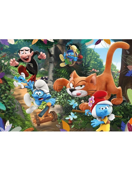 Puzzle The Smurfs and Gargamel-180 pieces CLE29779 Clementoni | Futurartshop.com