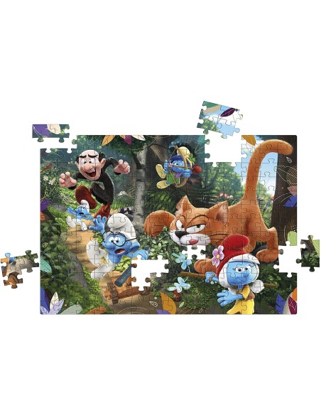 Puzzle The Smurfs and Gargamel-180 pieces CLE29779 Clementoni | Futurartshop.com