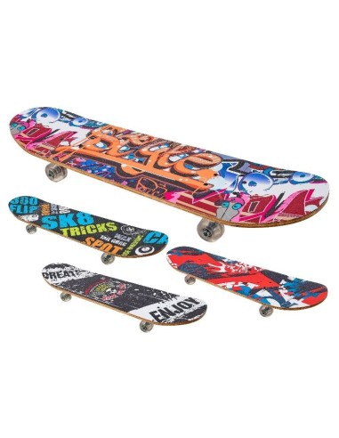 Skateboard in legno 78 cm - 4 modelli GLO40608 Globo | Futurartshop.com