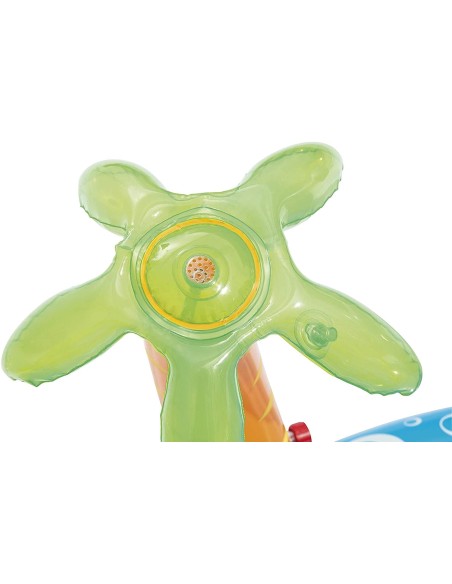 Piscina parco giochi gonfiabile con scivolo - 280 x 257 x 87 cm GLO53067 Bestway | Futurartshop.com