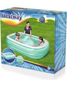 Rectangular pool with 2 rings-201 x 150 cm GLO54005 Bestway | Futurartshop.com