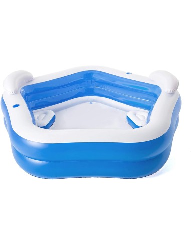Pentagonal pool with 2 seats-213 2 206 cm GLO54153 Bestway | Futurartshop.com