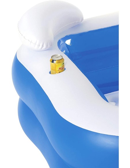 Pentagonal pool with 2 seats-213 2 206 cm GLO54153 Bestway | Futurartshop.com