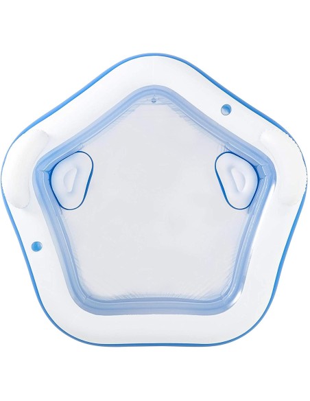Pentagonal pool with 2 seats-213 2 206 cm GLO54153 Bestway | Futurartshop.com