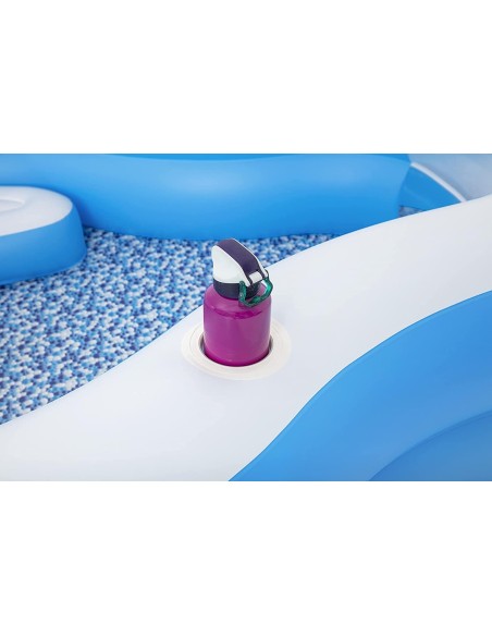 Piscina per famiglia con 2 anelli splashview - 270 x 198 x 51 cm GLO54409 Bestway | Futurartshop.com