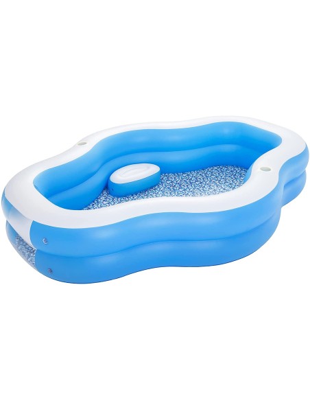 Piscina per famiglia con 2 anelli splashview - 270 x 198 x 51 cm GLO54409 Bestway | Futurartshop.com