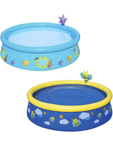 Swimming pool with sprayer fastset - 152 cm GLO57326 Bestway | Futurartshop.com