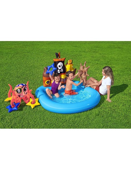 Piscina Nave dei pirati - 140 x 130 x 104 cm GLO52211 Bestway | Futurartshop.com