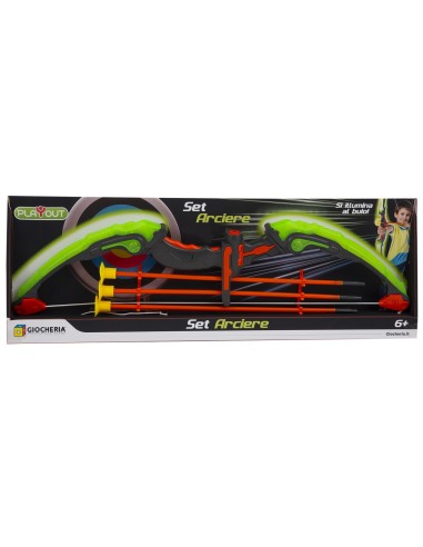 Playout - Set Arciere con arco luminoso e frecce GIOGGI200082 Giochi Preziosi | Futurartshop.com