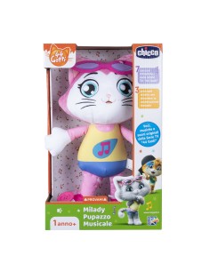 44 cats plush musical character Milad Mil OLT43318 Chicco | Futurartshop.com