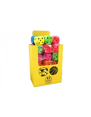 Maxi dado in spugna - 15 cm 4 colori GLO37421 Globo | Futurartshop.com