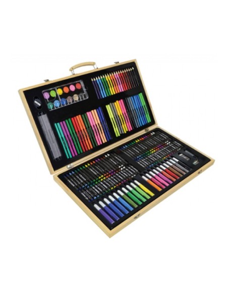 Set Artistico - Valigetta in legno con 180 colori IBS0728 Futurart | Futurartshop.com
