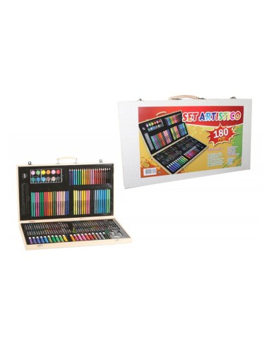 Artistic set-wooden case with 180 colors IBS0728 Futurart | Futurartshop.com