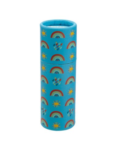 Tubo con matite colorate e immagini di arcobaleni PUCPCASE43 Futurart | Futurartshop.com