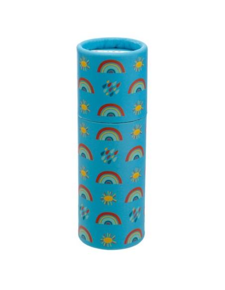 Tube with colored pencils and pictures of rainbows PUCPCASE43 Futurart | Futurartshop.com