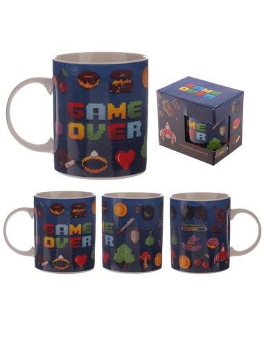 Tazza in porcellana con scritta Game Over PUCMUG283 Futurart | Futurartshop.com