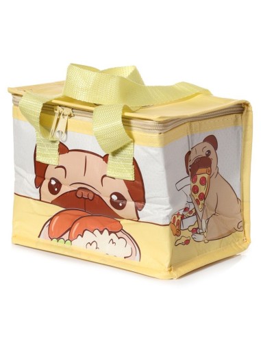Mini pug theme cooler bag PUCCOOLB75 Futurart | Futurartshop.com