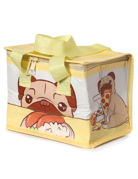 Mini pug theme cooler bag PUCCOOLB75 Futurart | Futurartshop.com