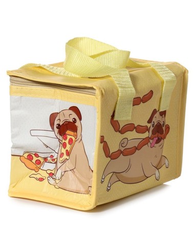 Mini pug theme cooler bag PUCCOOLB75 Futurart | Futurartshop.com