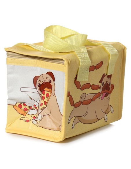 Mini pug theme cooler bag PUCCOOLB75 Futurart | Futurartshop.com
