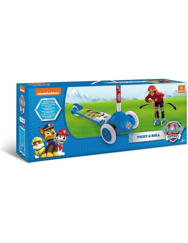 Monopattino Paw Patrol twist e roll con 3 ruote MON28309 Mondo | Futurartshop.com