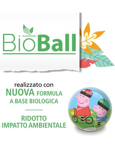 Pallone di Peppa Pig - diametro 23 cm MON26030 Mondo | Futurartshop.com