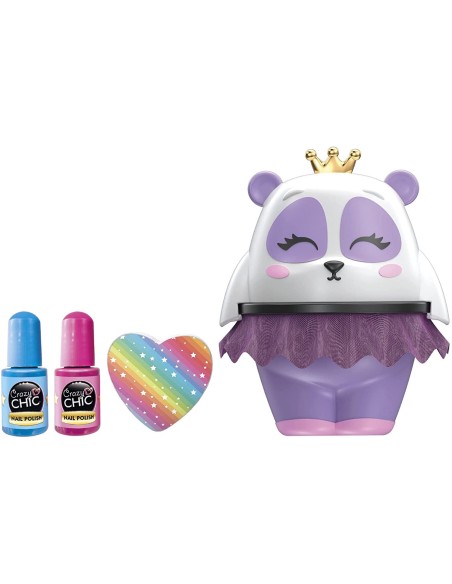 Craz Chic Chic nail polish kit Lovel Panda CLE18694 Clementoni | Futurartshop.com