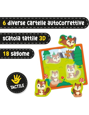 Montessori Baby - box allegri cuccioli LIS92727 Lisciani | Futurartshop.com