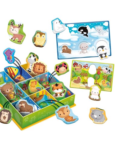 Montessori Baby Happy animals LIS92772 Lisciani | Futurartshop.com