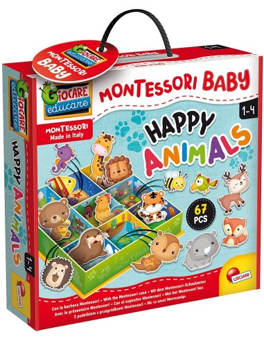 Montessori Baby Happy animals LIS92772 Lisciani | Futurartshop.com