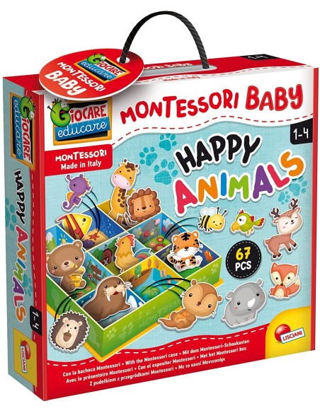 Montessori Baby Happy animals LIS92772 Lisciani | Futurartshop.com