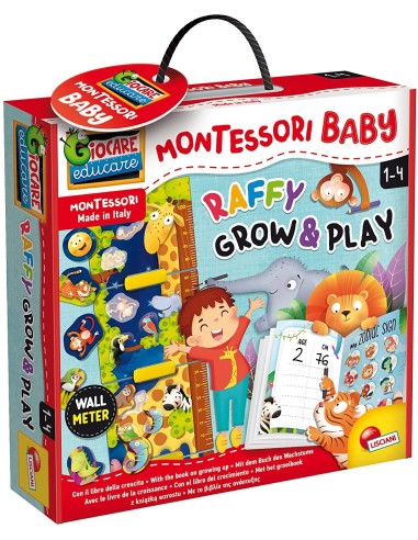 Montessori Baby - Misurabimbo Raffy grow e play LIS92789 Lisciani | Futurartshop.com