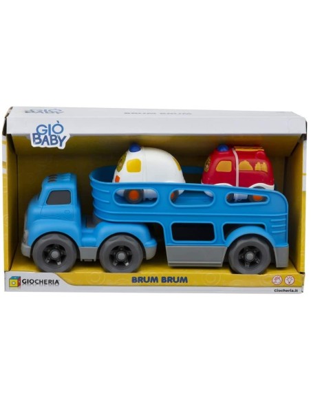 Gio Baby-car transporter with 2 Cars - 2 colors GIOGGI90343 Giochi Preziosi | Futurartshop.com