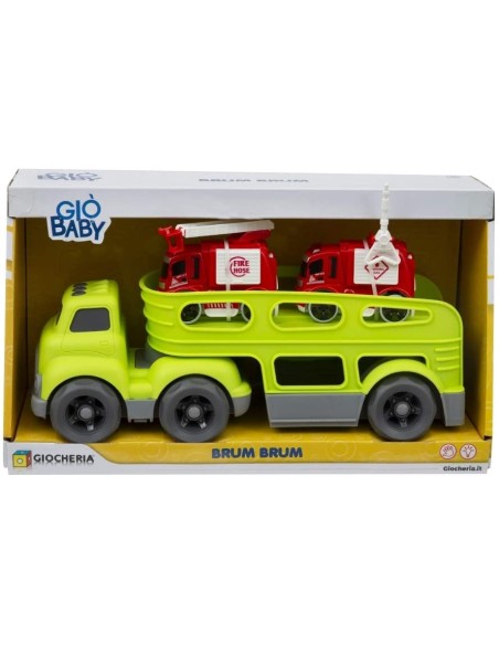 Gio Baby-car transporter with 2 Cars - 2 colors GIOGGI90343 Giochi Preziosi | Futurartshop.com