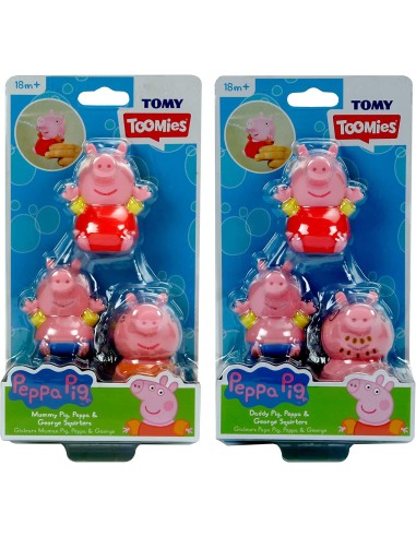 Peppa Pig toomies spruzzini famiglia Pig - 2 modelli ROC21887946 Rocco Giocattoli | Futurartshop.com