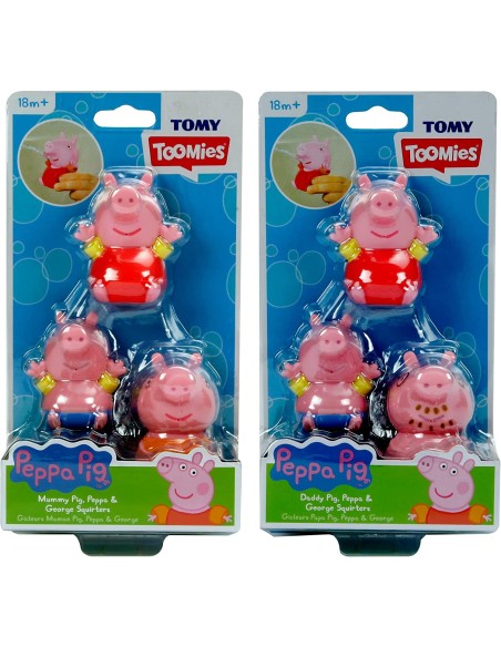 Peppa Pig Toomies splashes family Pig-2 models ROC21887946 Rocco Giocattoli | Futurartshop.com