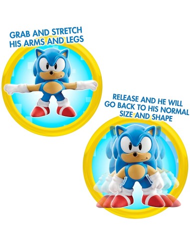 Sonic super allungabile - 13 cm ROC21738306 Rocco Giocattoli | Futurartshop.com