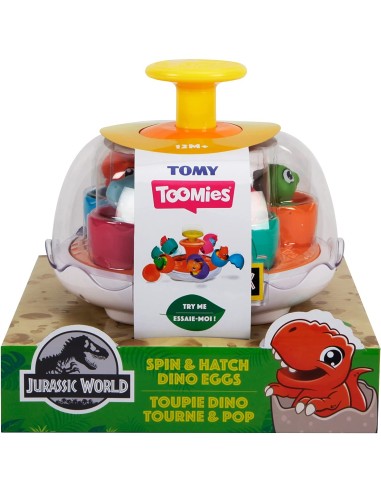 Toomies Jurassic World - Uova Dino spin e hatch ROC21887953 Rocco Giocattoli | Futurartshop.com