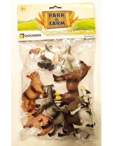 Park and Farm-the world of the farm 12 pieces GIOGGI190246 Giochi Preziosi | Futurartshop.com