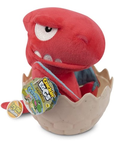 Crackin Eggs - Peluche Dinosauro rosso ROC20288983-3 Rocco Giocattoli | Futurartshop.com